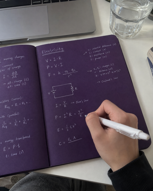 Mor Defter A5 Spiralli Sert Kapak
